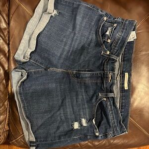 Levi's Dark Blue Denim Shorts